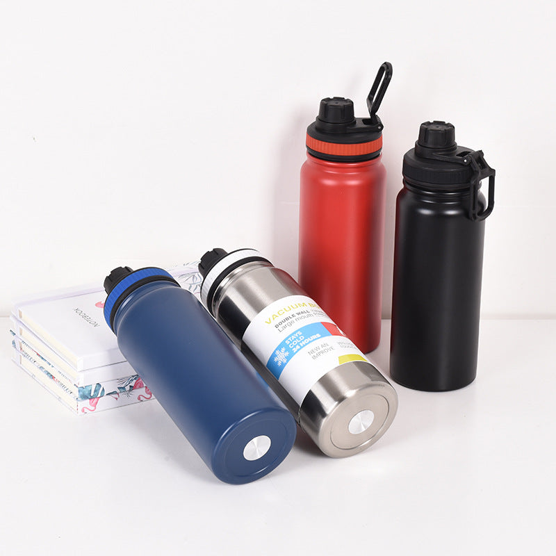 Outdoor portable thermos bottle