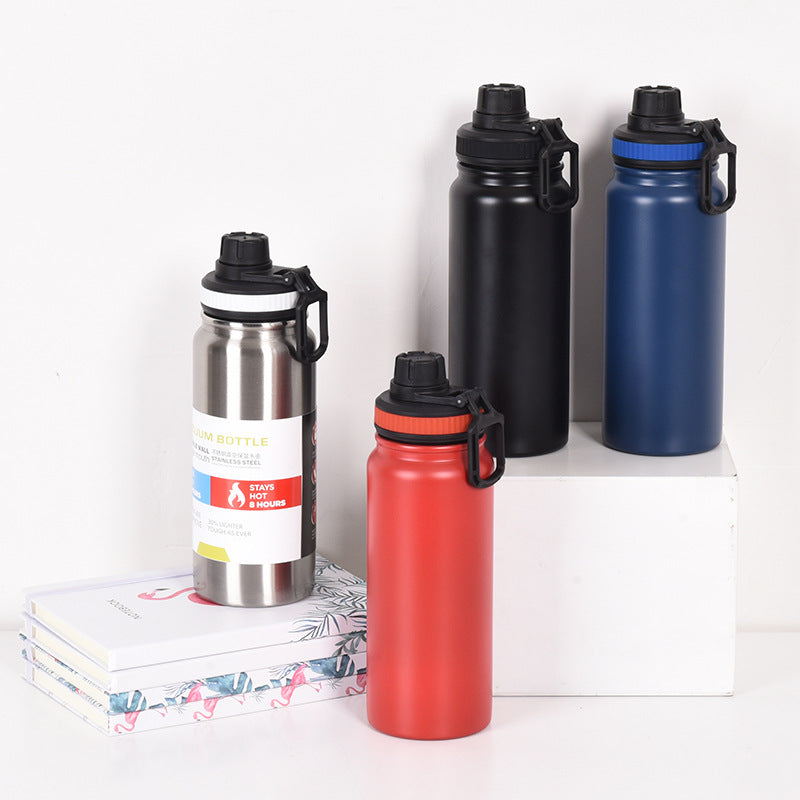 Outdoor portable thermos bottle