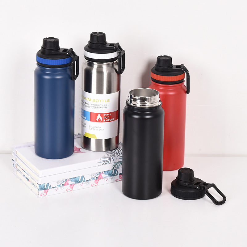 Outdoor portable thermos bottle