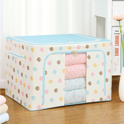Premium Oxford Fabric Foldable Storage Box with Clear Window
