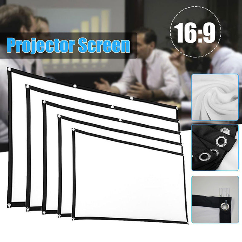 Simple and portable polyester folding soft screen