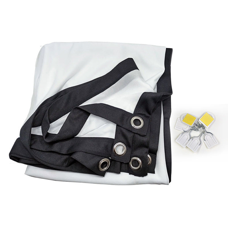 Simple and portable polyester folding soft screen