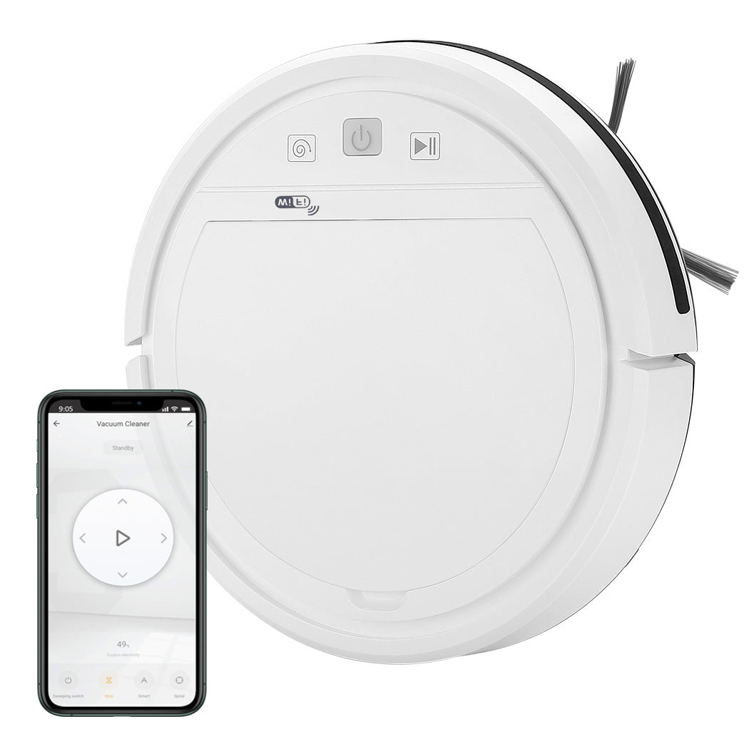 Wifi mobile phone APP and voice control smart sweeping robot