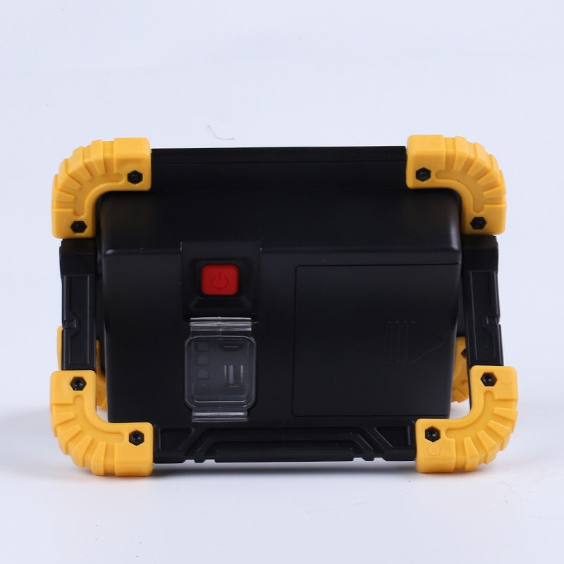 Strong light rechargeable flood light