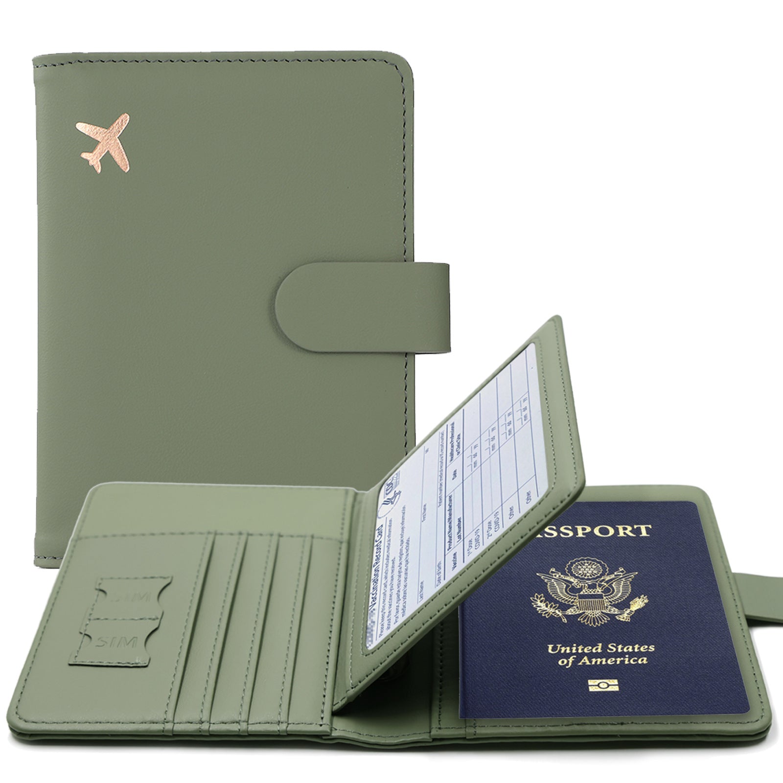 passport holder creative aircraft