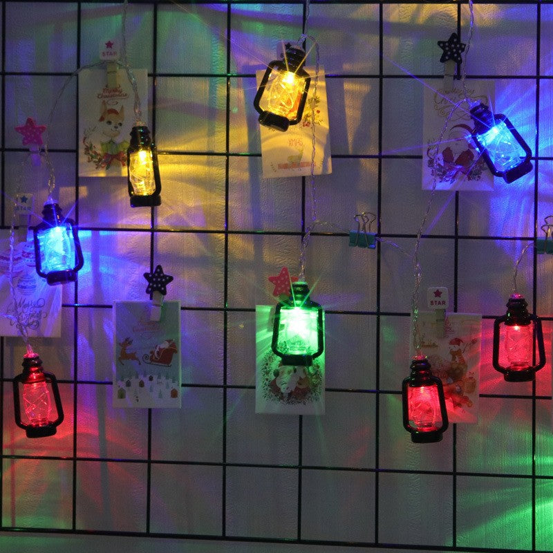 LED retro kerosene lamp string