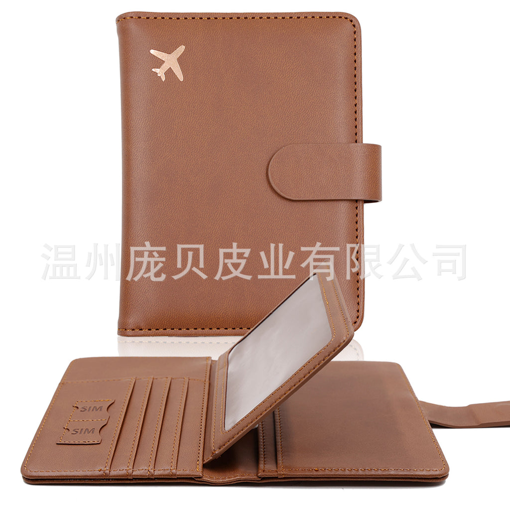 passport holder creative aircraft