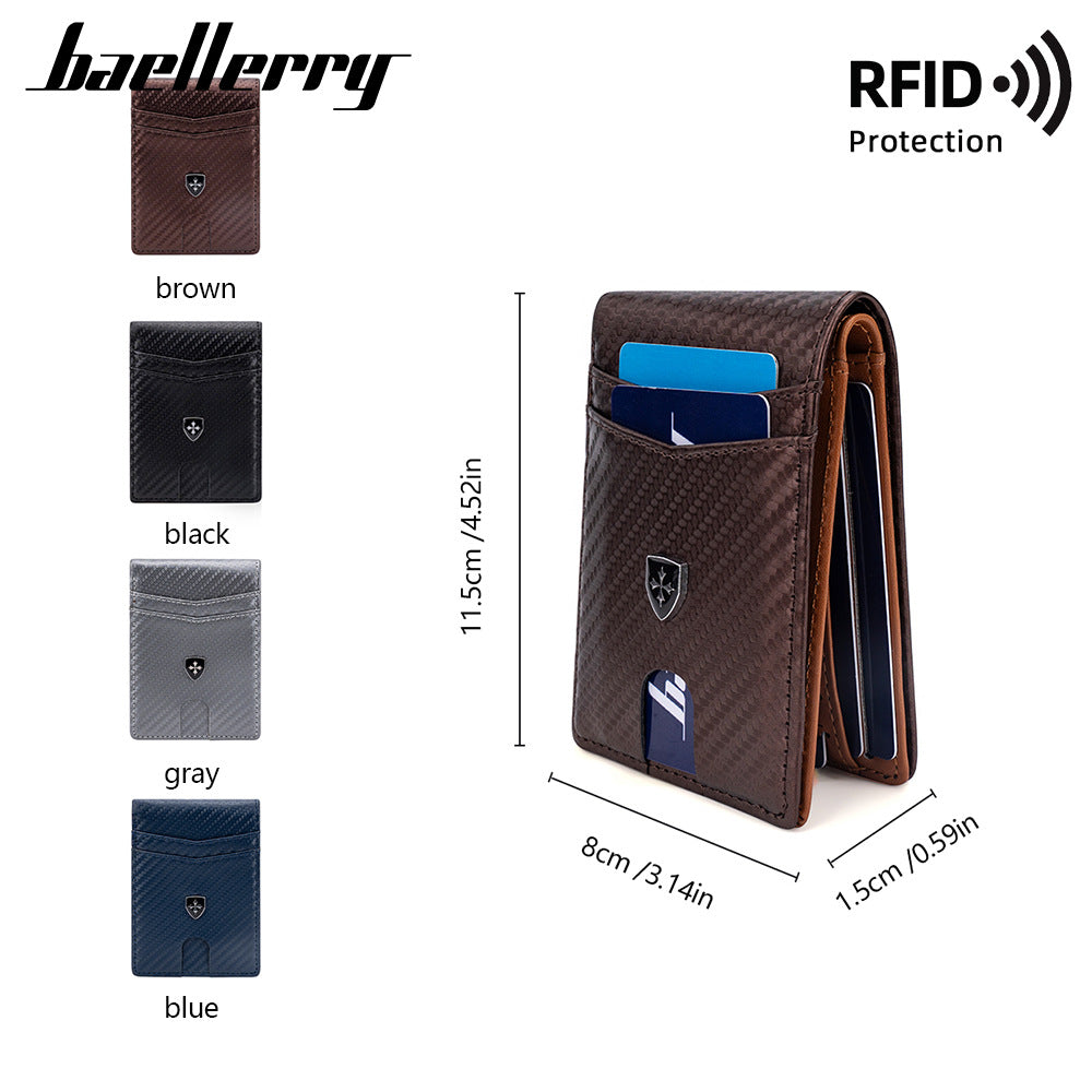Men's wallet short baellerry RFID
