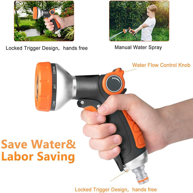 8 function adjustable water spray gun