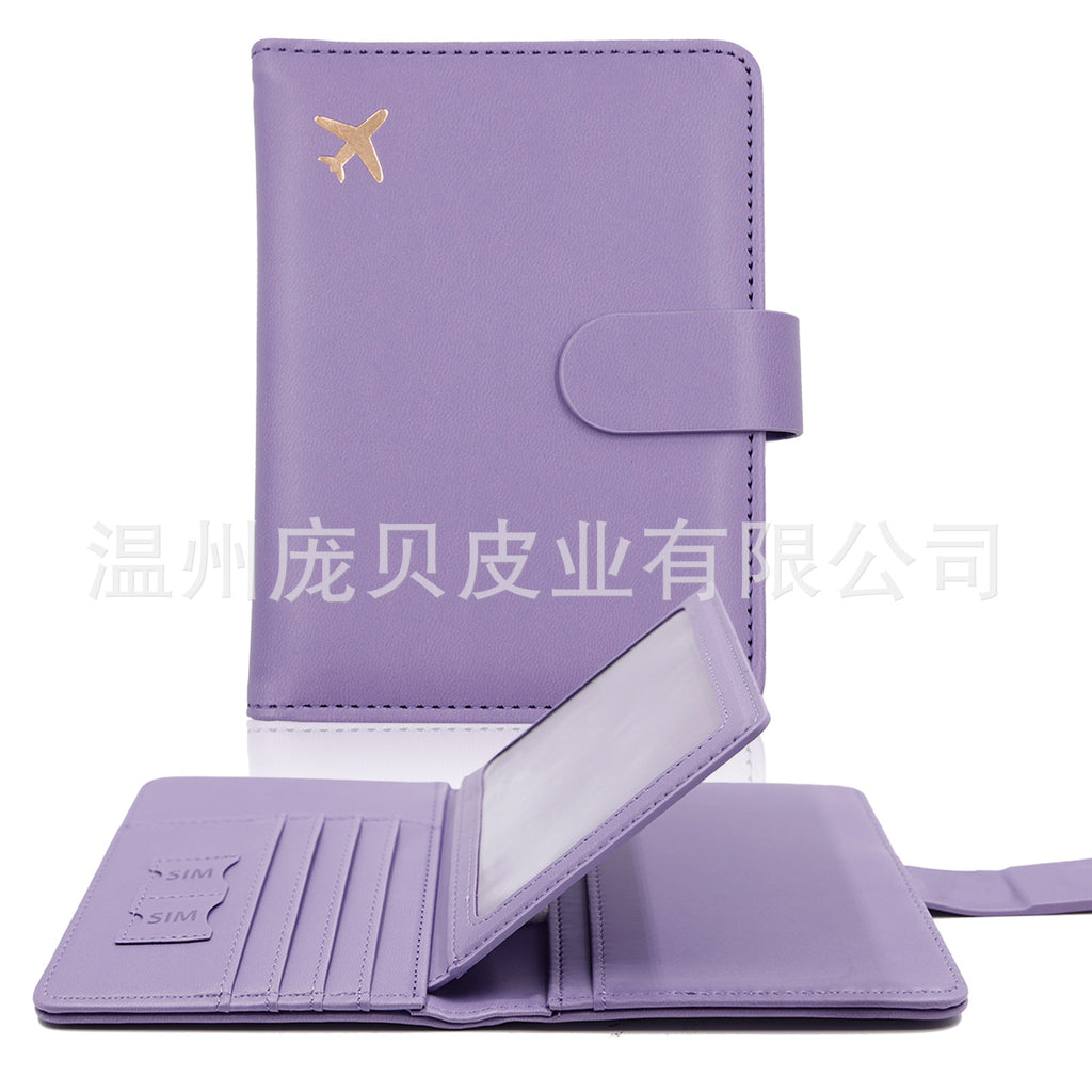 passport holder creative aircraft