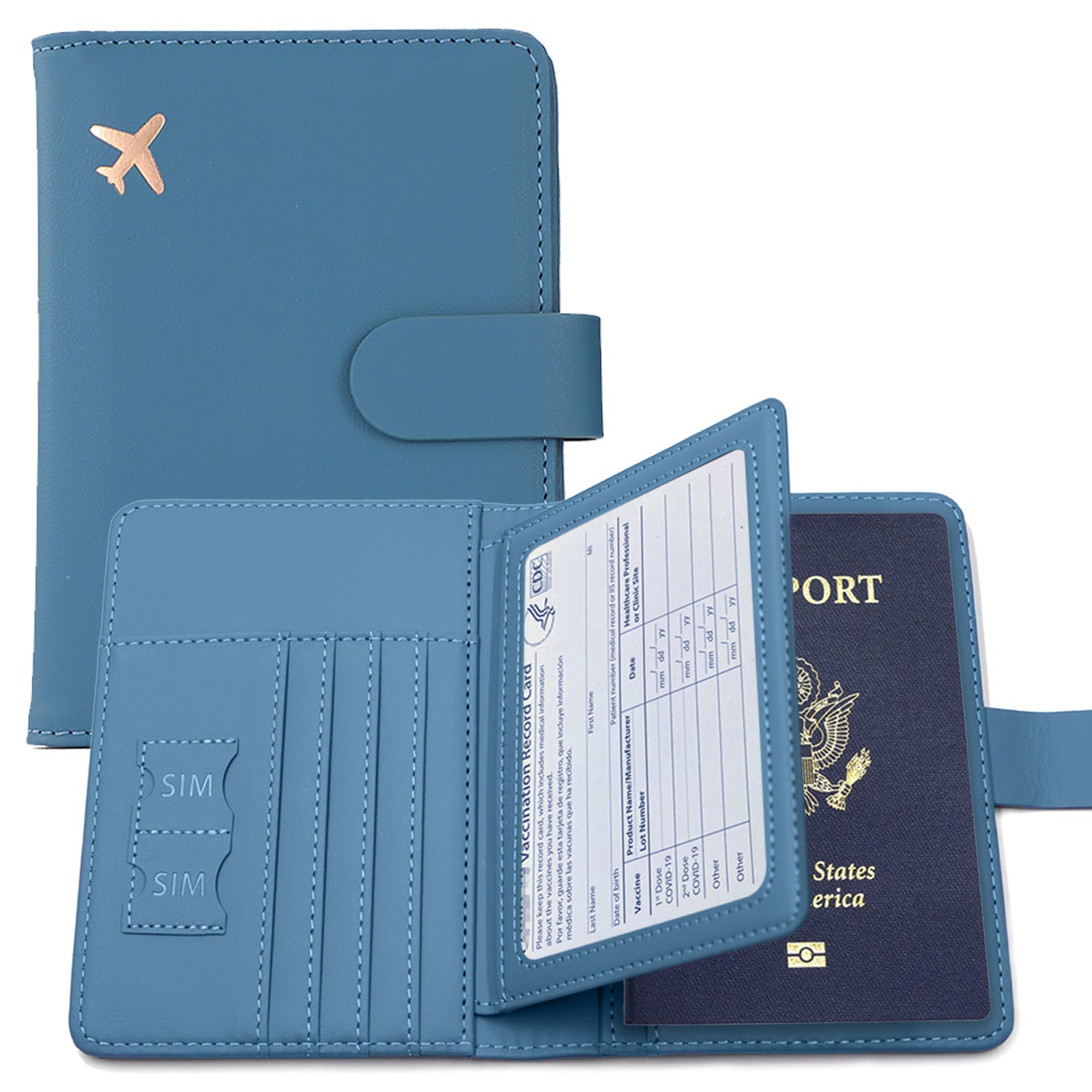 passport holder creative aircraft