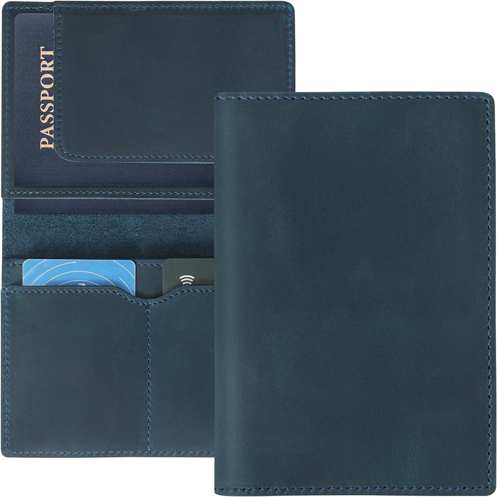 Original Top Layer Cowhide Passport Case