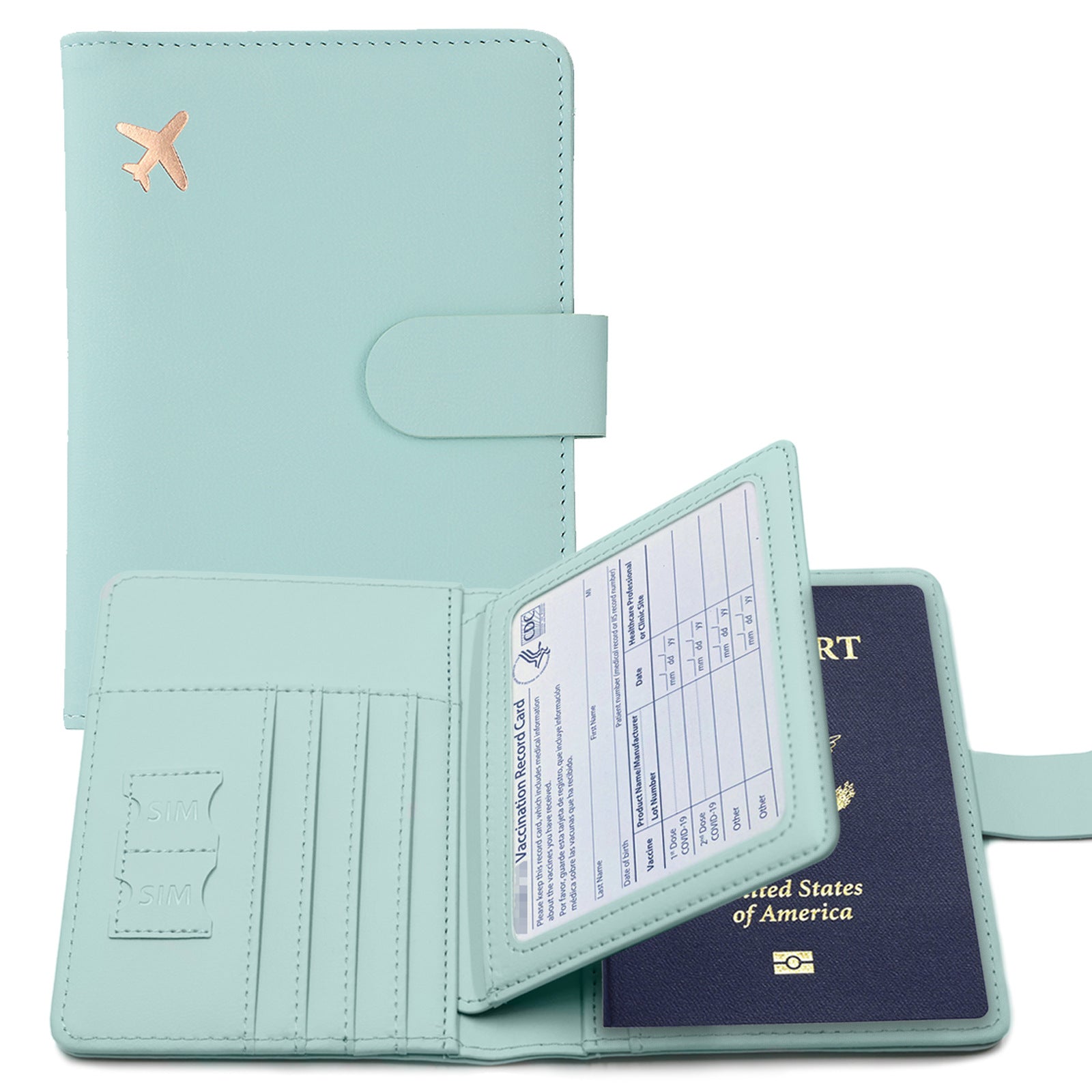 passport holder creative aircraft